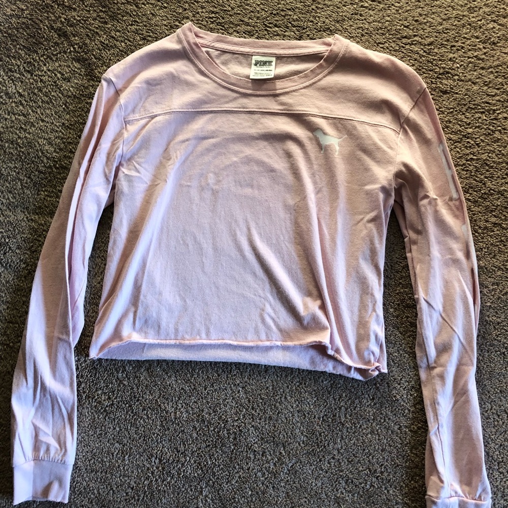 Pink crop top